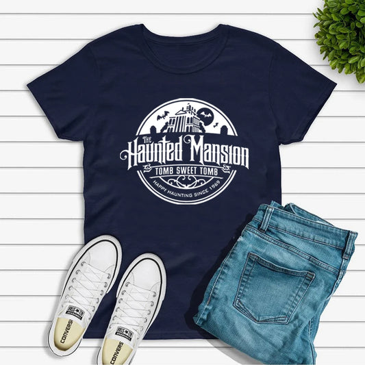 Disneyland Haunted Mansion Women's Retro Tee