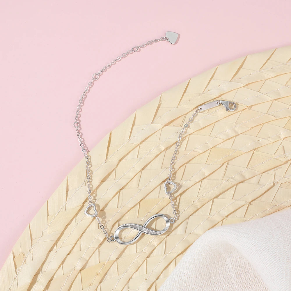 Sterling Silver Infinity Bracelet
