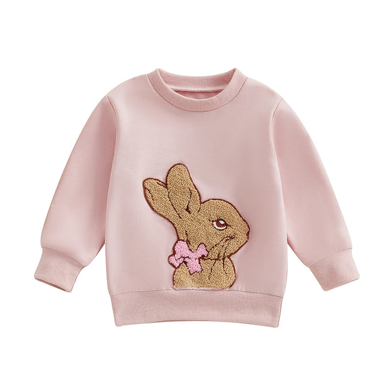 π° Snuggly Bunny Embroidered Baby Sweatshirt