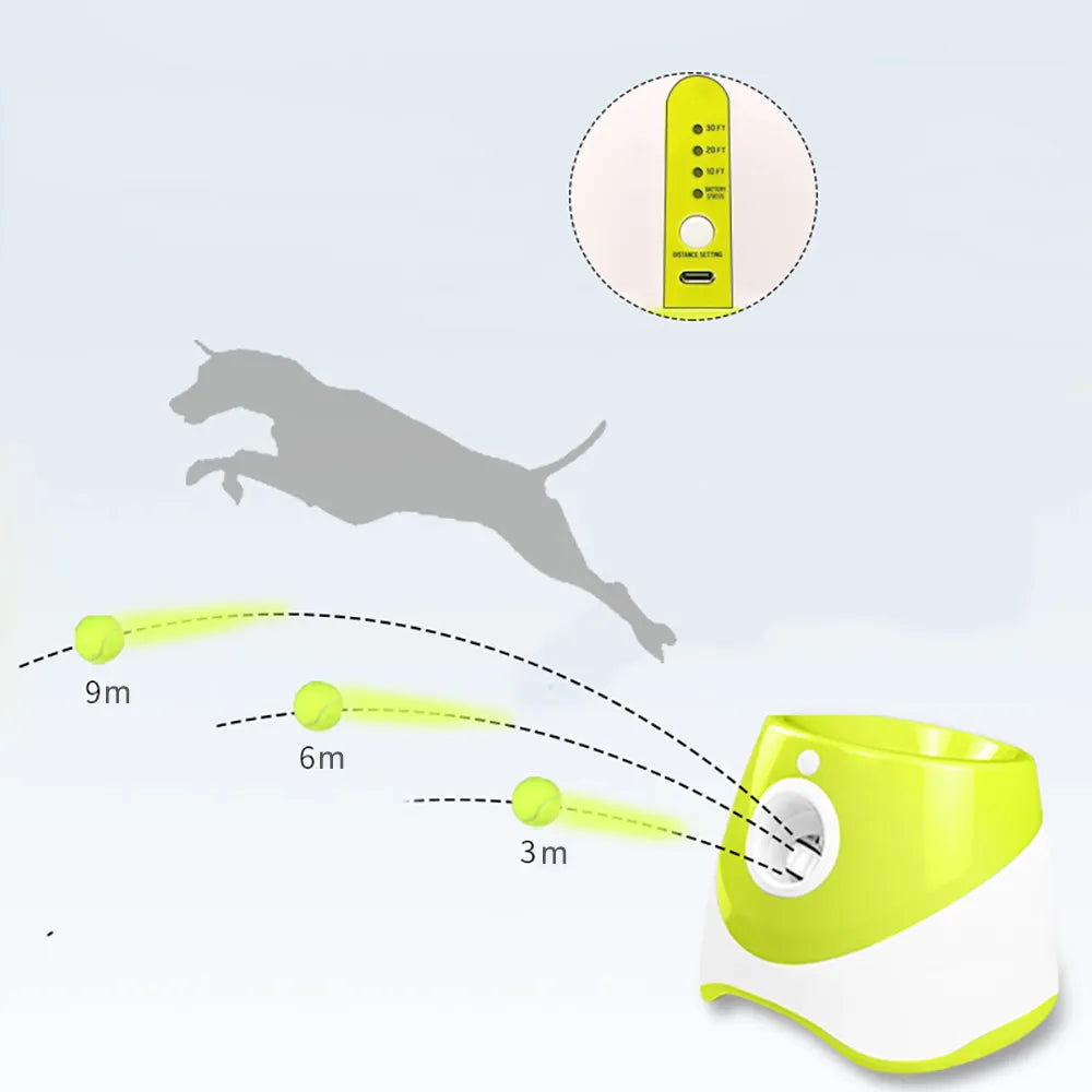 Automatic Dog Ball Launcher, Indoor/Outdoor Pet Toy