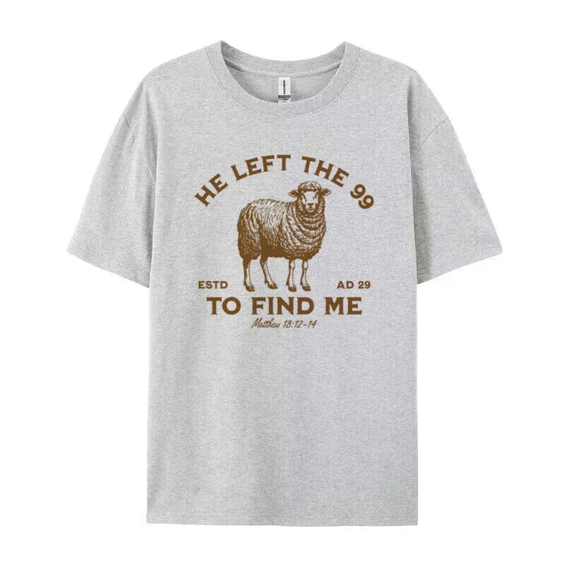 He Left the 99 Women Vintage Christian Inspirational T-Shirt