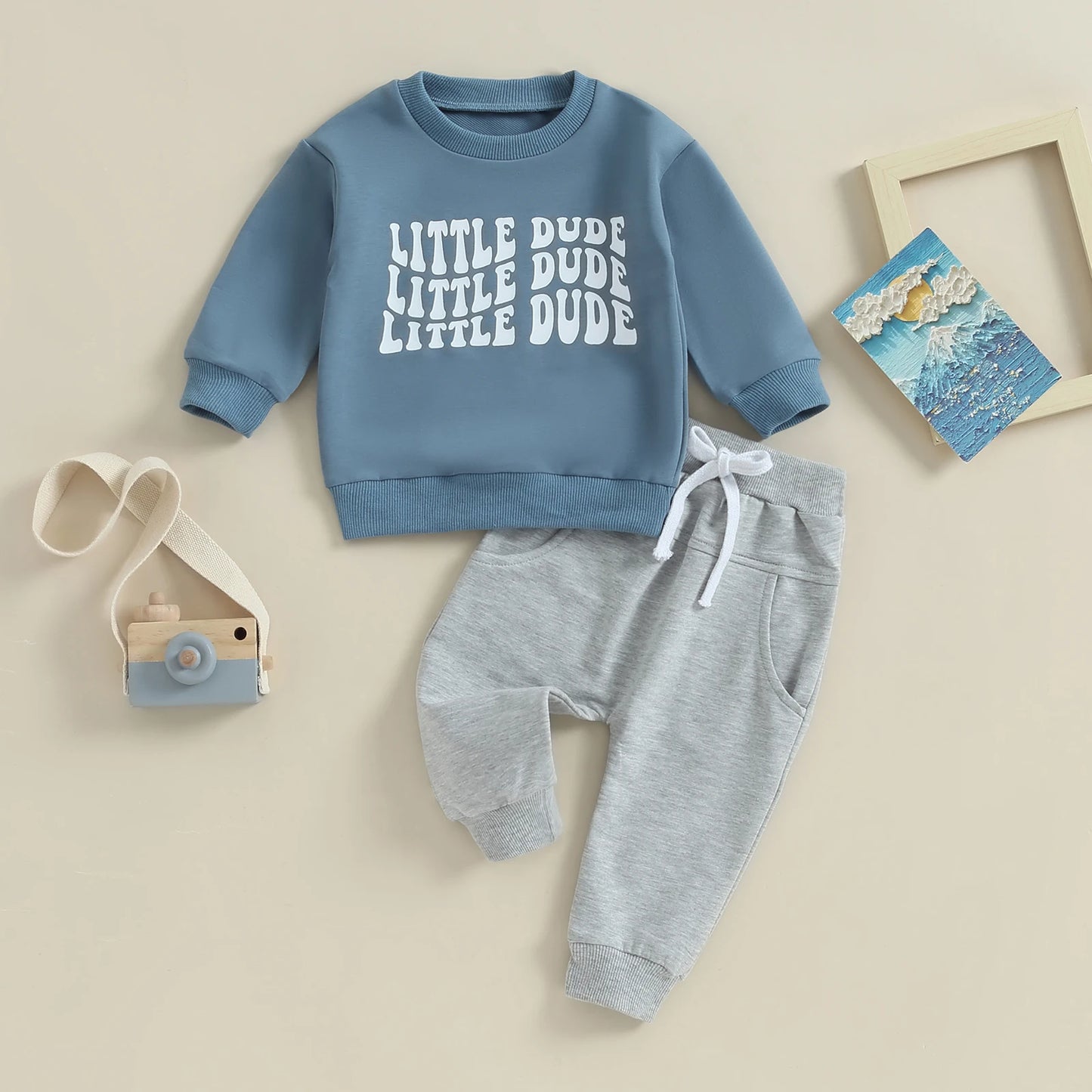 Little Dude Boy's 2-Piece Outfit