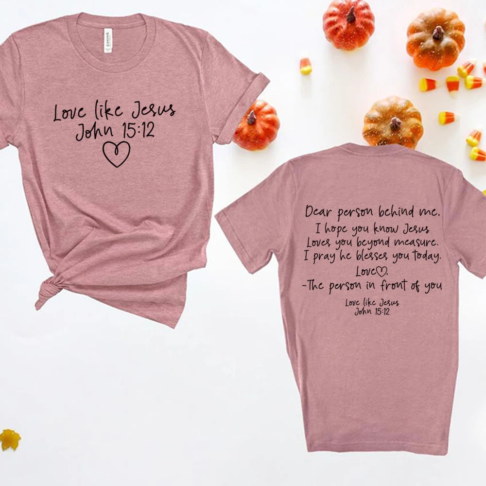 Dear Person Behind Me - Juniors T-Shirt