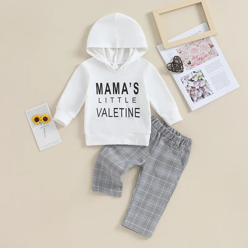 Mama's Little Valentine Toddler/Baby Boy Valentine's Day Outfit