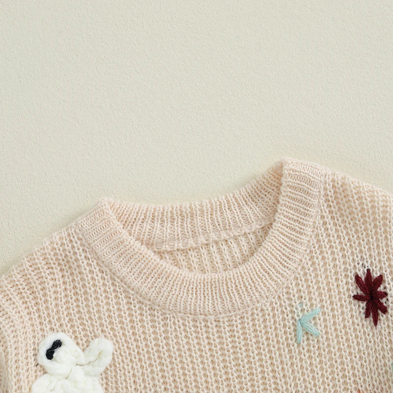 Baby Boo Crew Knitted Halloween Fall Sweater for Boy and Girl