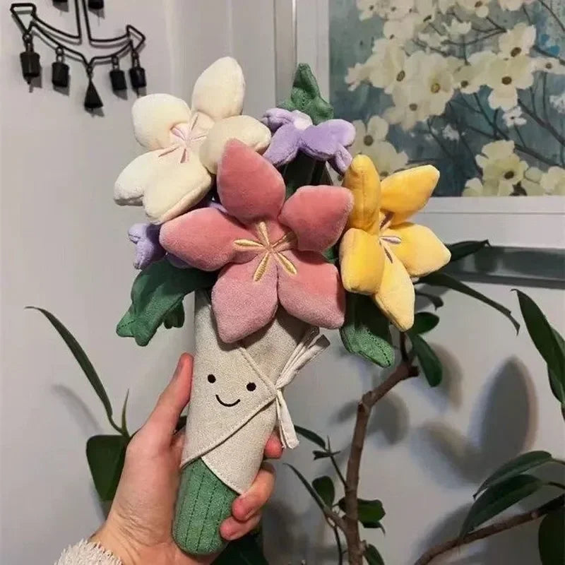 Friendly Floral Bouquet Plush