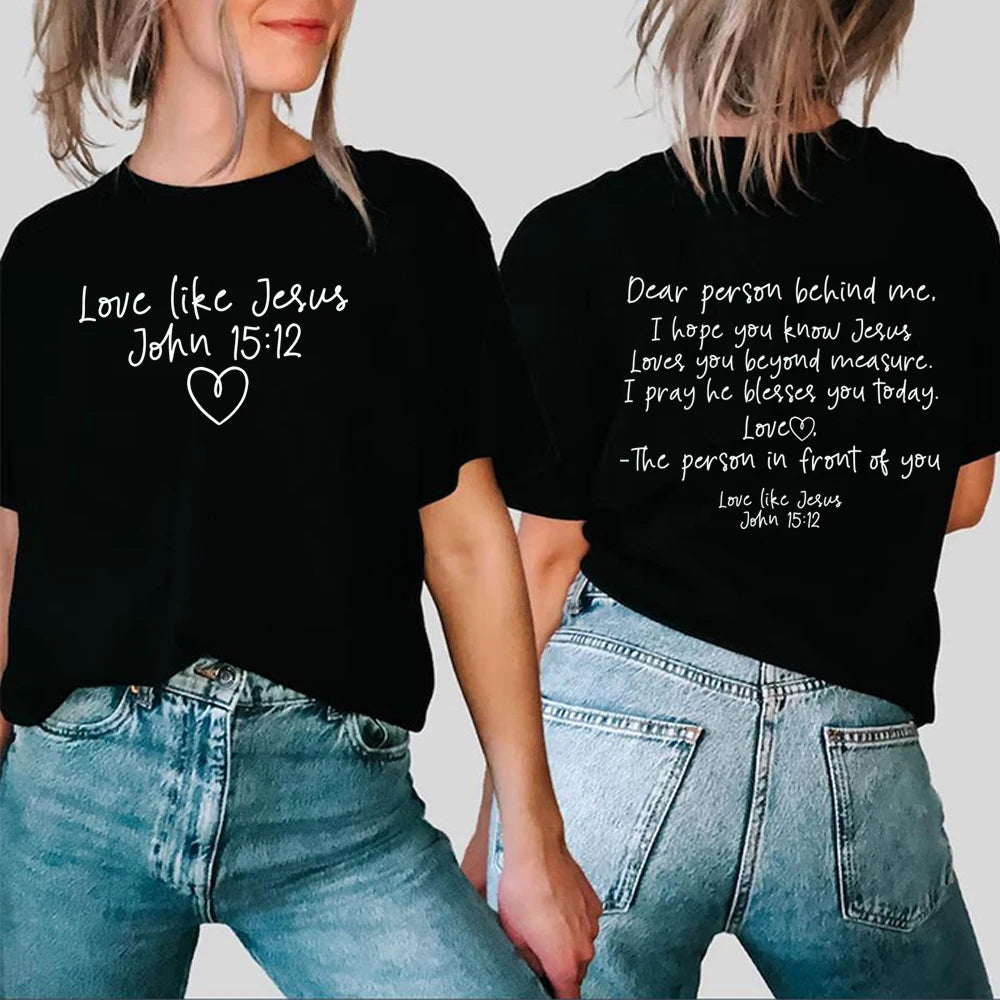 Dear Person Behind Me - Juniors T-Shirt