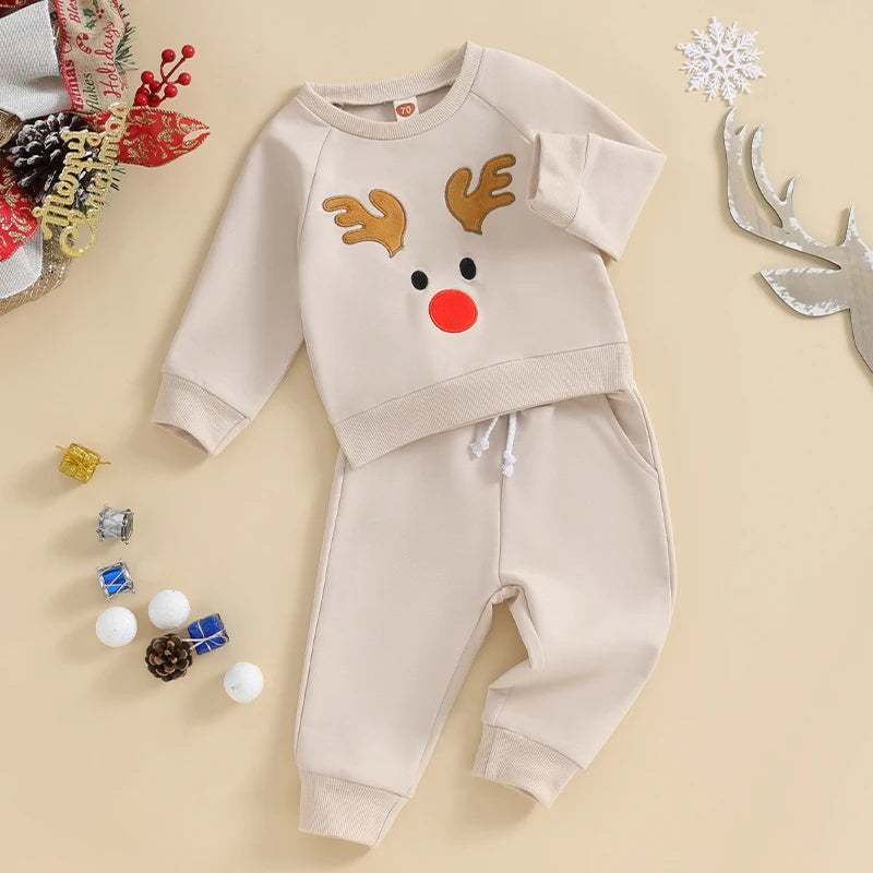 Reindeer 2-Piece Baby Toddler Outfit