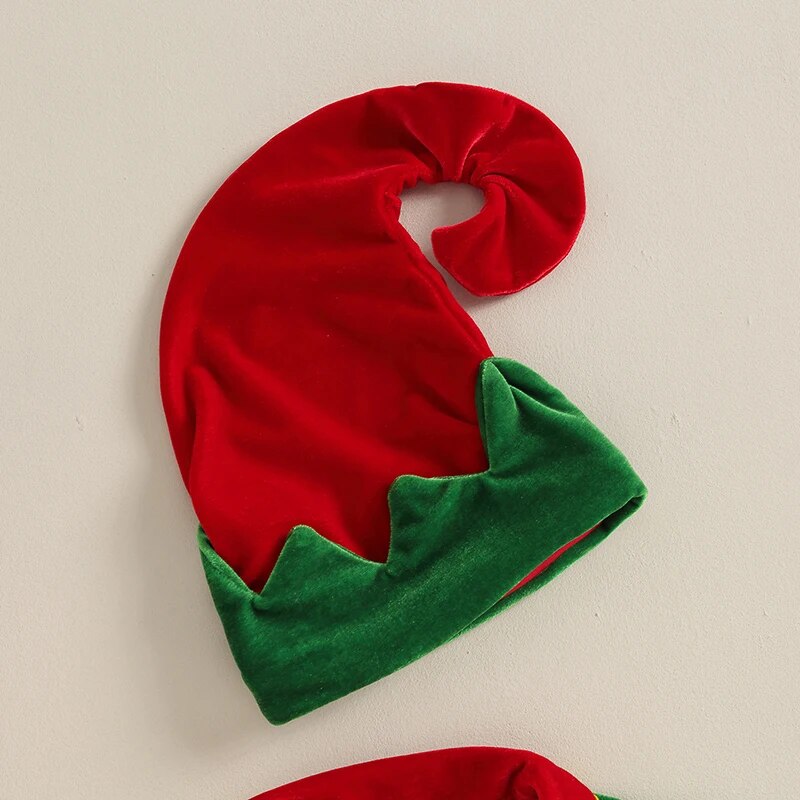 Christmas Elf Dress Toddler Girls 4pcs