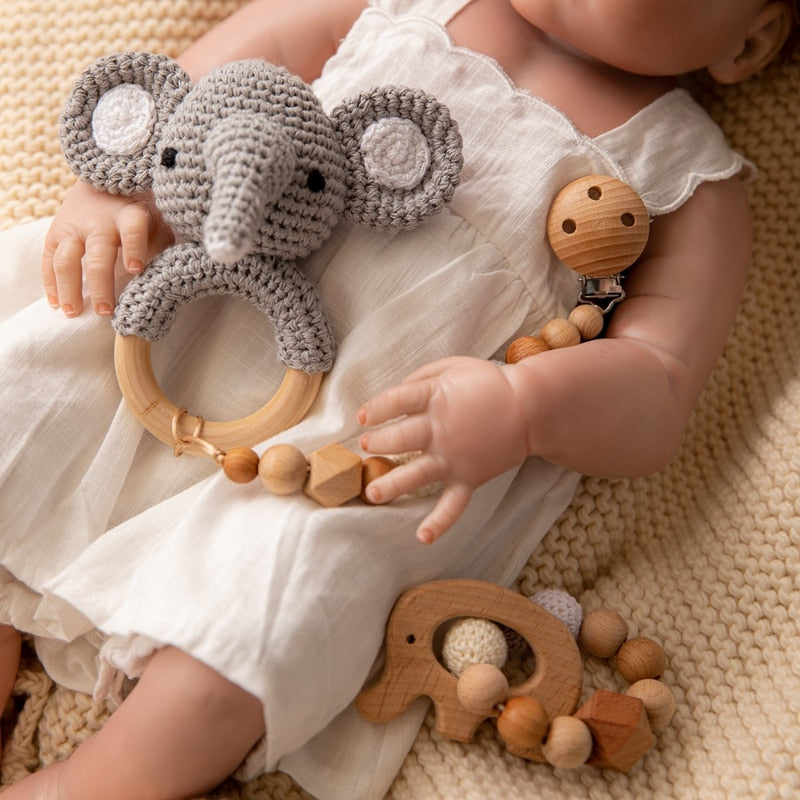 3-Piece Crochet Teether Set