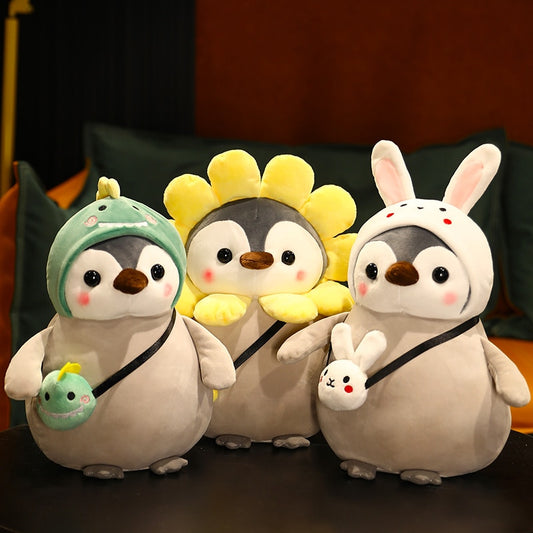 Penguins Plush Toys in Fun Costumes - Available in 4 Varieties and 2 Sizes!