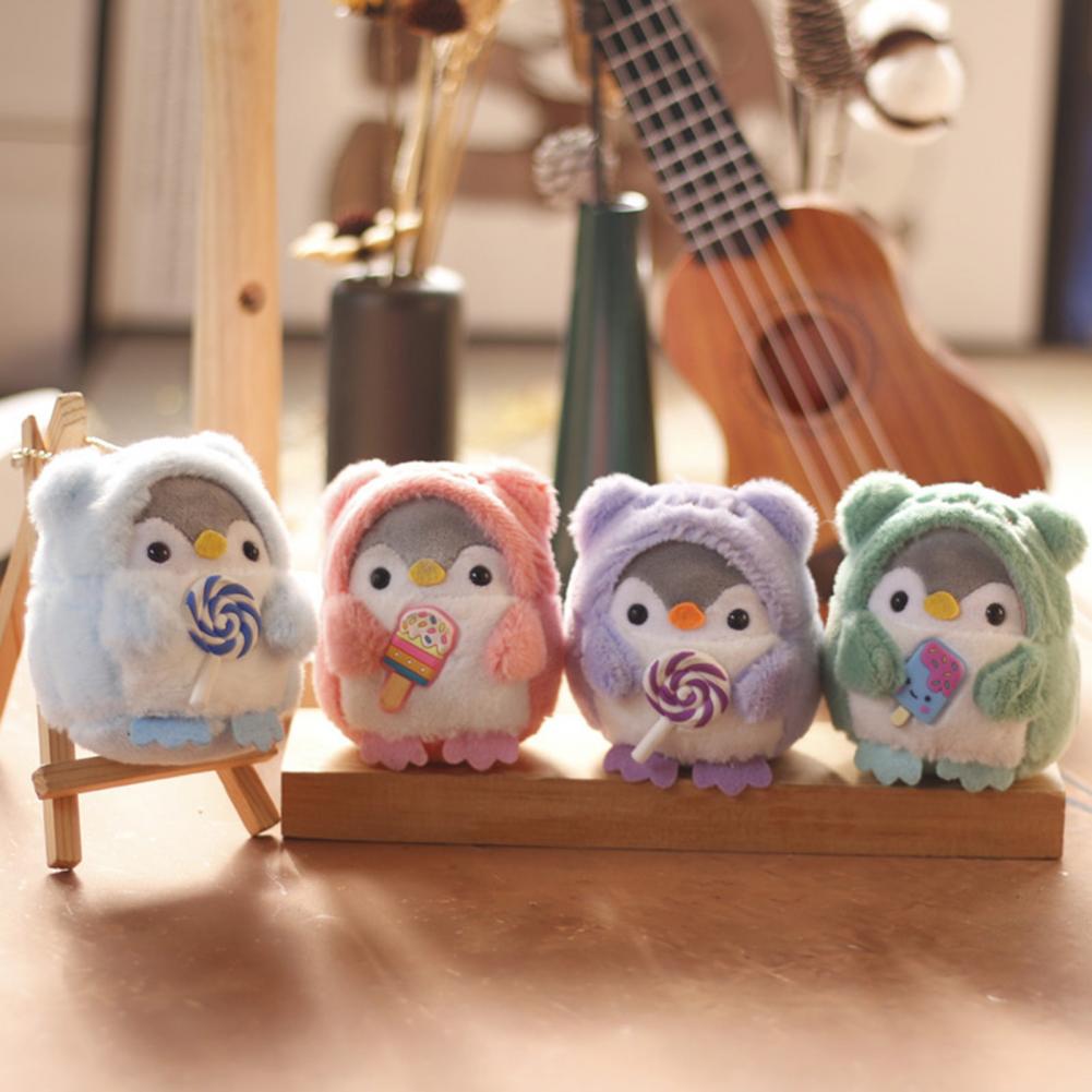 Lollipop Penguin Plush Keychain