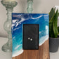 Acacia Live Edge Photo Frame, Ocean Resin Art, 4x6