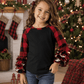 Buffalo Black Red Plaid Ruffle Kids