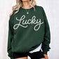 Lucky Pearl Script Tee & Sweatshirt – St. Patrick’s Day Style