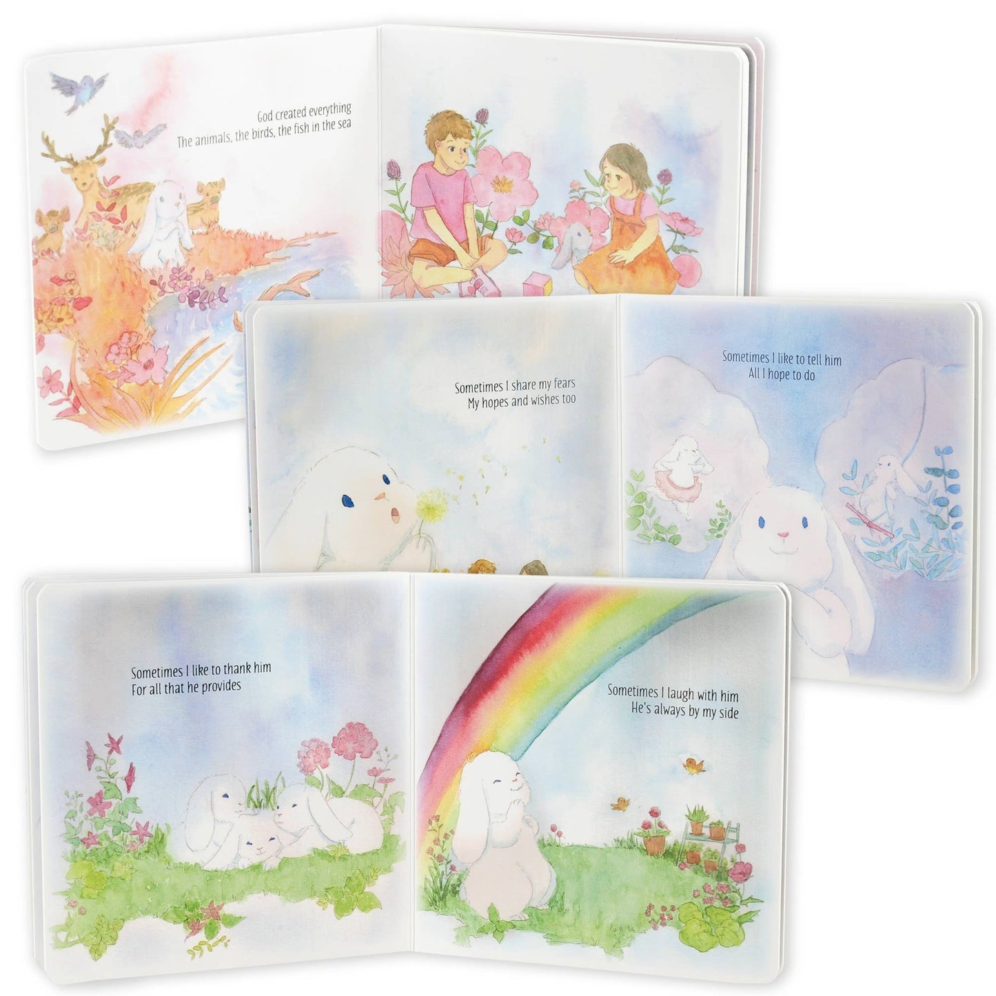 Everybunny Prays Giftset w/Book and Bunny reciting prayer