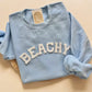 Beachy Crewneck Sweatshirt, Beach Sweater