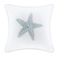 Coastal Seastar 16x16" Throw Pillow