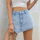 Stylish High-Waisted Denim Culottes