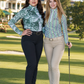 Huntress Houndstooth Women’s Quarter-Zip Golf & Sun Shirt