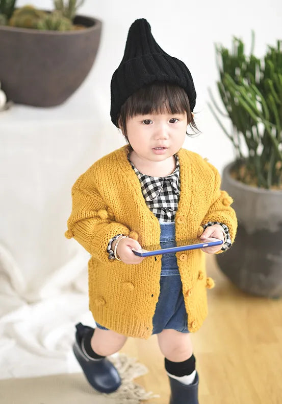 Button-Up Cardigan Knit Sweater