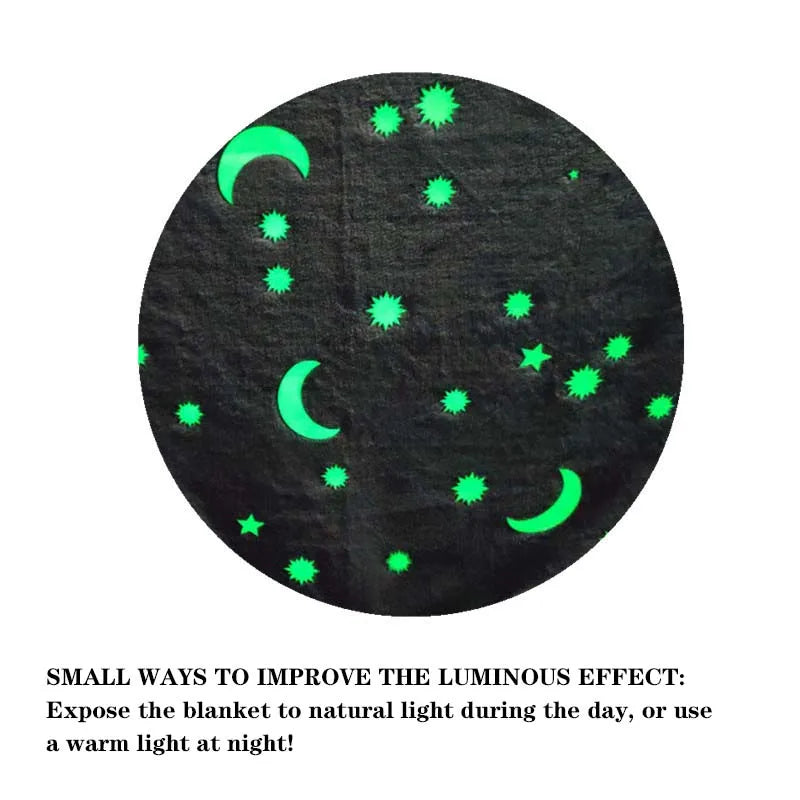 Glow in the Dark Luminous Blanket