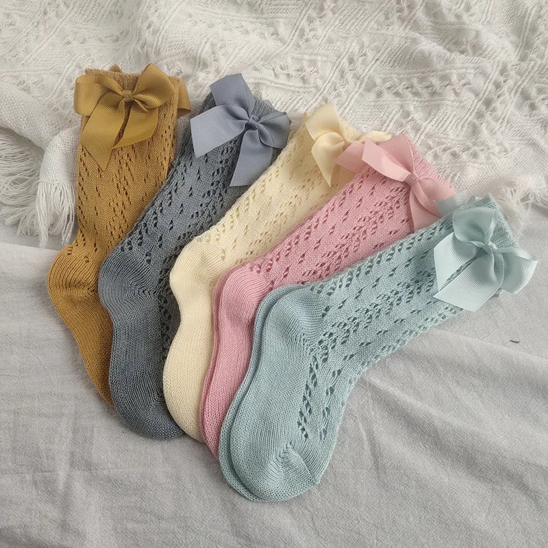 Bow Socks for Baby and Toddler Girls