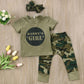 Infant/Baby Daddy's Girl/Boy Camo Outfit