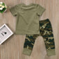 Infant/Baby Daddy's Girl/Boy Camo Outfit