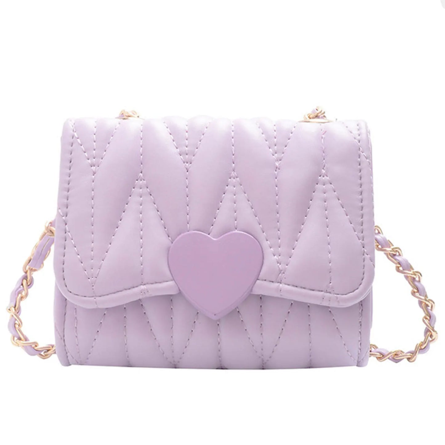 Girls Heart Closure Fashion Purse