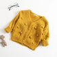 Button-Up Cardigan Knit Sweater