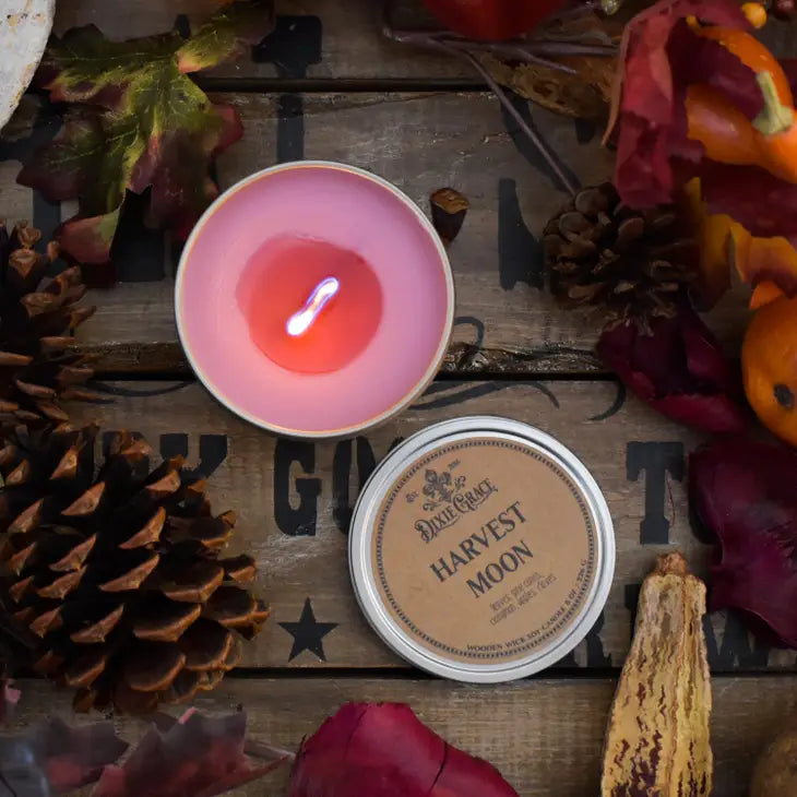 Harvest Moon - Wooden Wick Candle