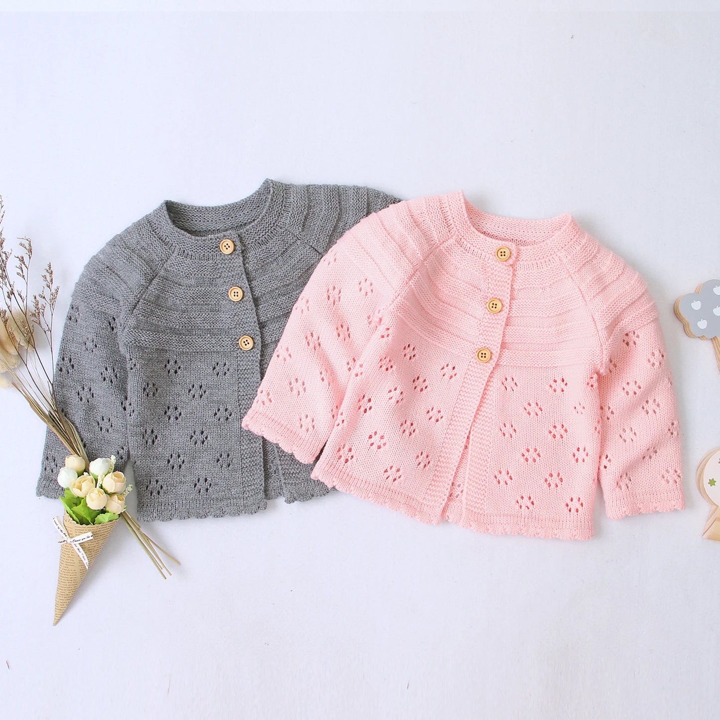 Baby/Toddler Girls Knit Sweater