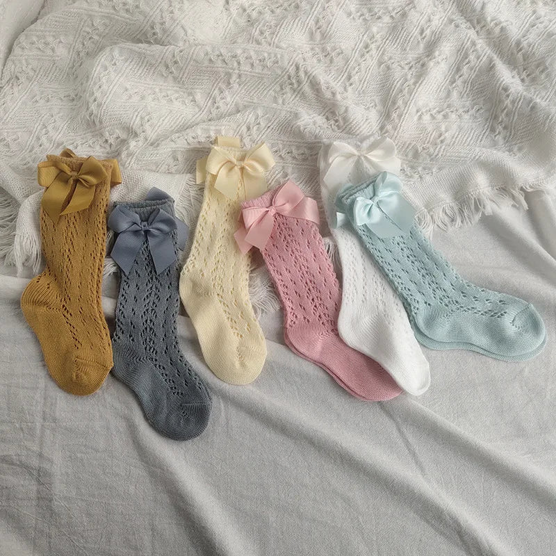 Bow Socks for Baby and Toddler Girls