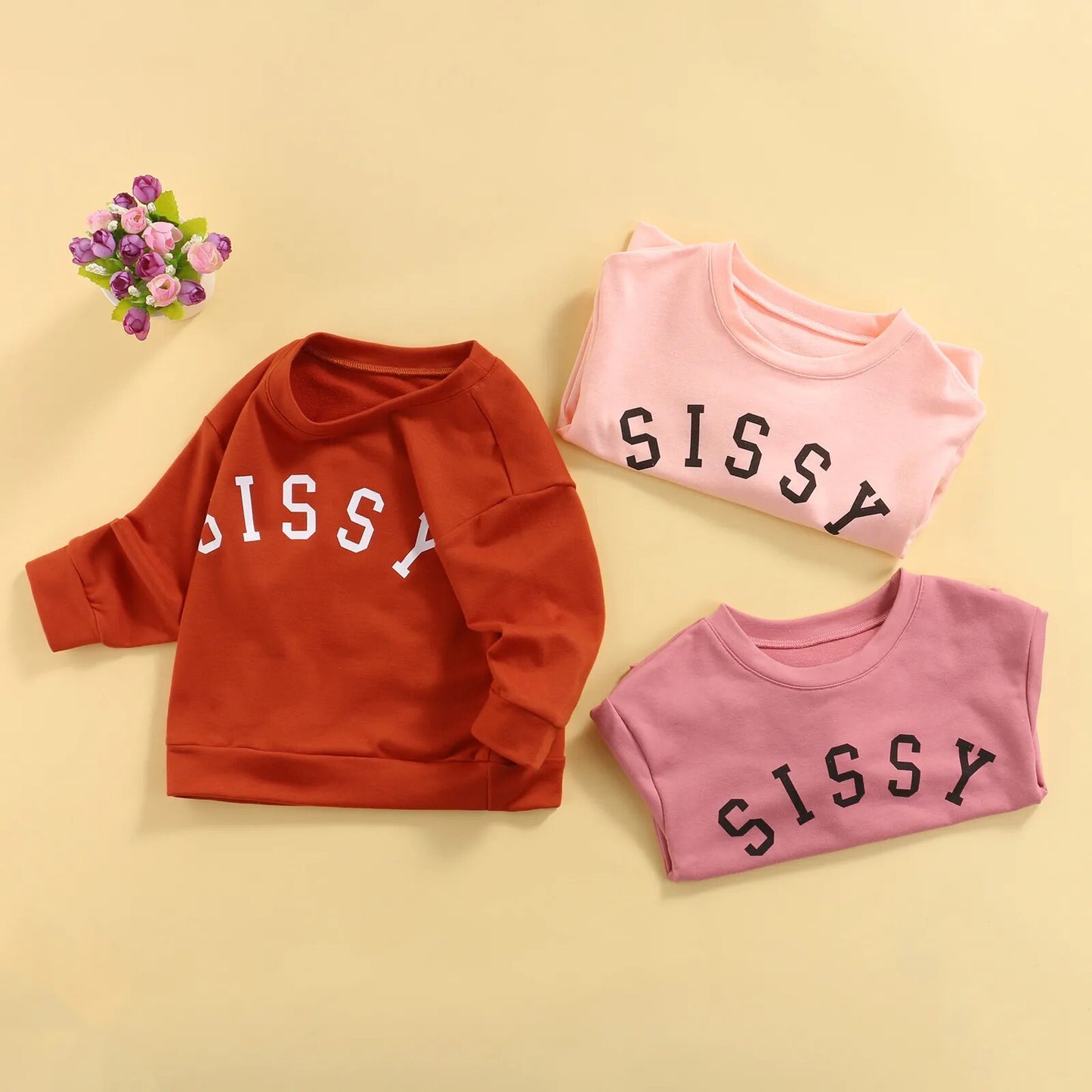 Lovely Girls Sissy Sweatshirt Size 2T-6