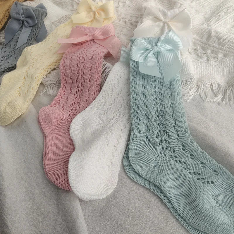 Bow Socks for Baby and Toddler Girls