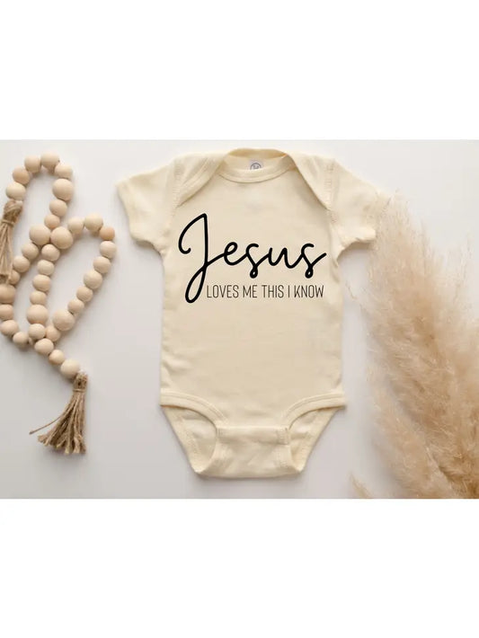 Jesus Loves Me Onesie