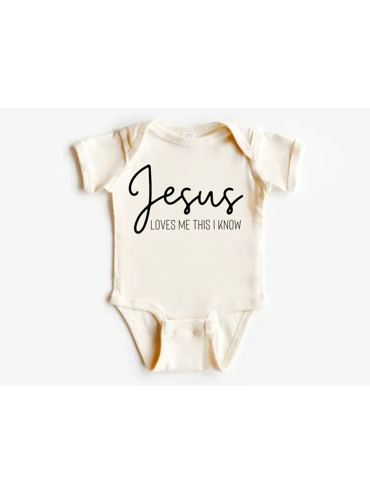 Jesus Loves Me Onesie