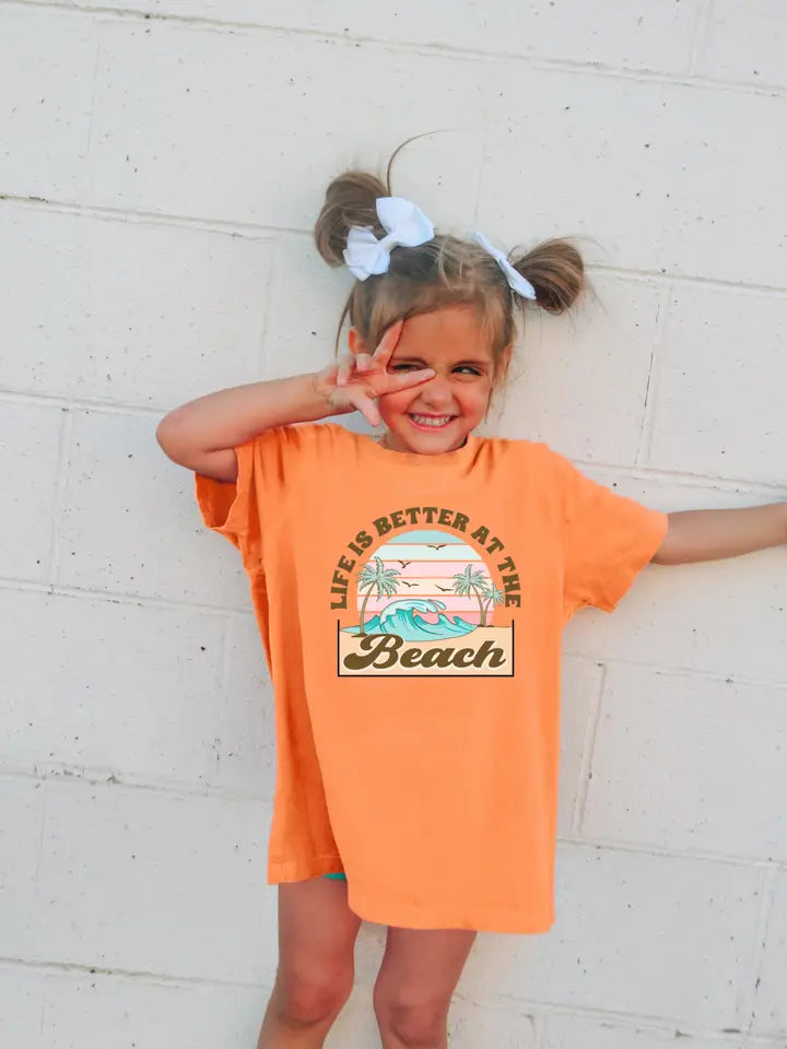 Life Is Better At the Beach T-Shirt Kids and Adult Sizes