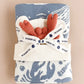 Nautical Baby Gift Set, Crab | Cotton Blanket, Teether, Hat