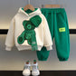 Boys Fleece-Lined Baby Handsome Hooded Sweater