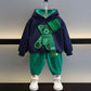 Boys Fleece-Lined Baby Handsome Hooded Sweater