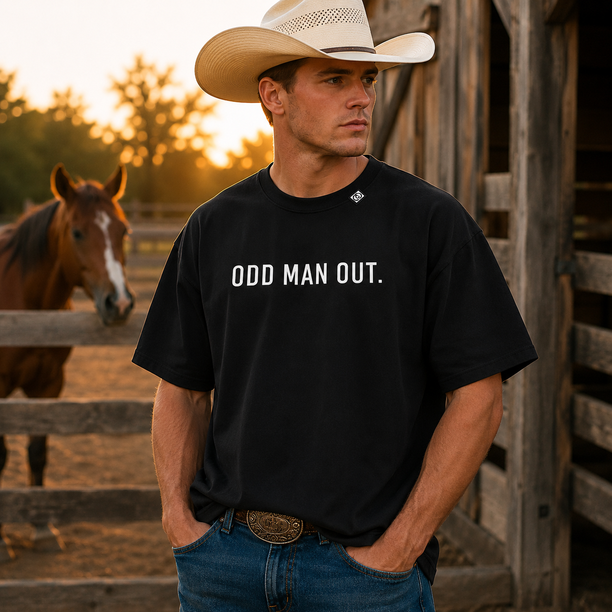 ODD MAN OUT | Premium Heavyweight Oversized Tee