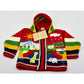 Children's Full Zip Applique Sweater Hoodie Jacket