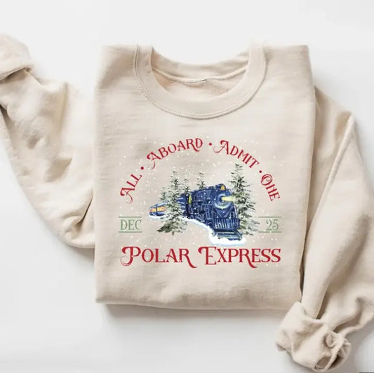 Polar Express Christmas Sweatshirt