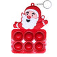 Simple Dimple Pop It Fidget Keychain Christmas Case of 12