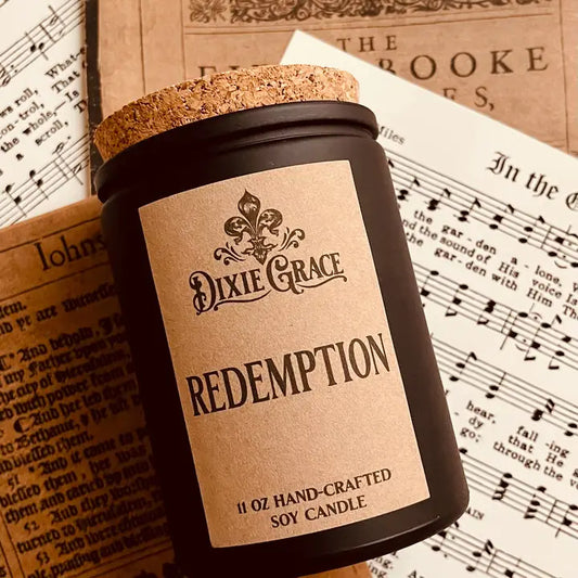 Redemption - 11 oz Glass Candle - Cotton Wick