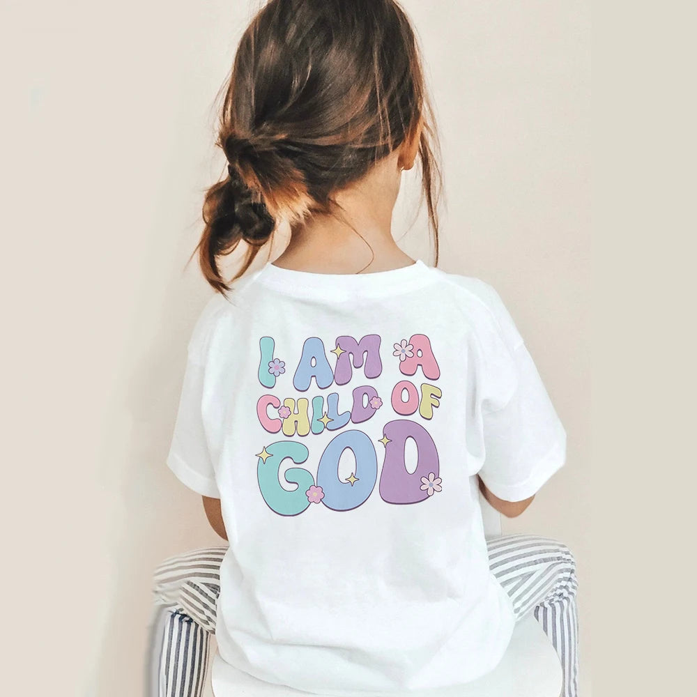 “Daughter of the King” Faith Tee – Girls Inspirational Shirt