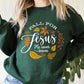 Fall for Jesus- He Never Leaves - Sweatshirt