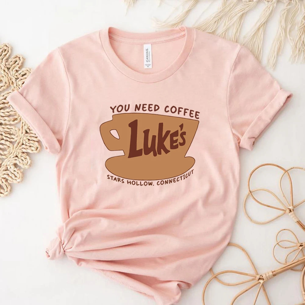 You Need Coffee Luke’s Diner Graphic T-Shirt
